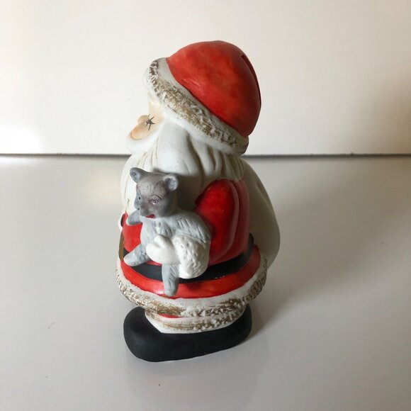 Homco Santa Claus Ceramic Coin Bank Vintage Christmas Collectible - Picture 2 of 6